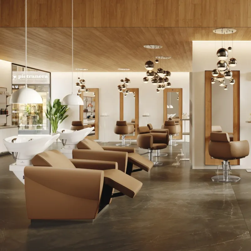 Salondesign24 Friseurausstattung Paketangebot Mid Century