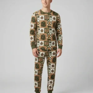 Camping Jesus Loves Me Bamboo Men's Pajama Set