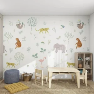 MUNKS & ME - Papier Peint Panoramique Pour Enfants - Merveilles Sauvages
